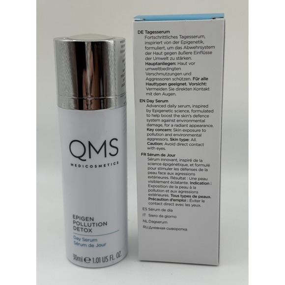 QMS MEDICOSMETICS Epigen Pollution Detox Day Serum (1.01 fl oz /30ML) New Sealed - Picture 3 of 5